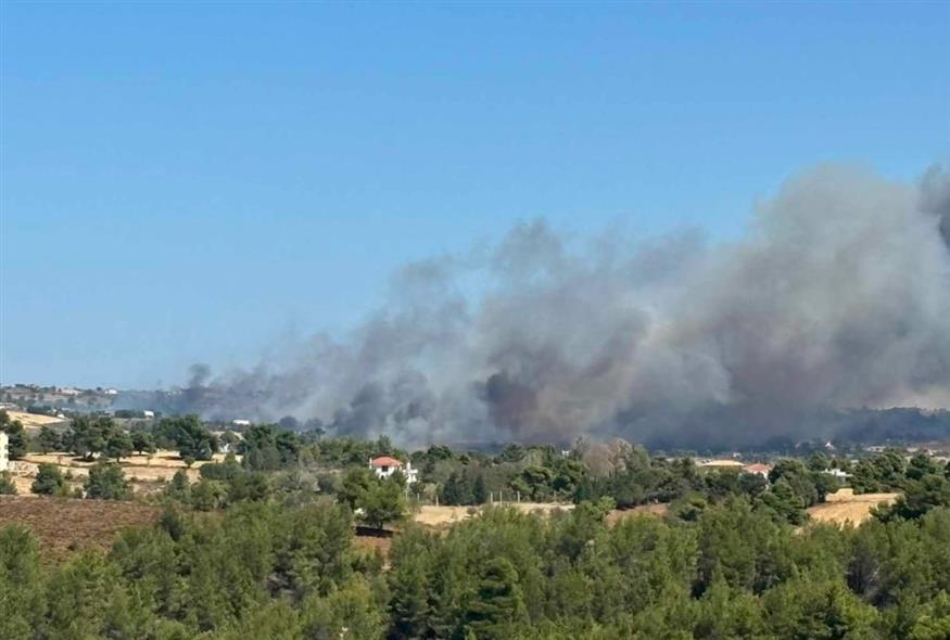 Φωτιά στο Βαρνάβα/Κώστας Ασημακόπουλος-ethnos.gr