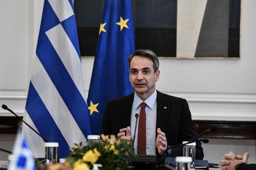 Ο πρωθυπουργός Κυριάκος Μητσοτάκης/ ΤΑΤΙΑΝΑ ΜΠΟΛΑΡΗ/EUROKINISSI