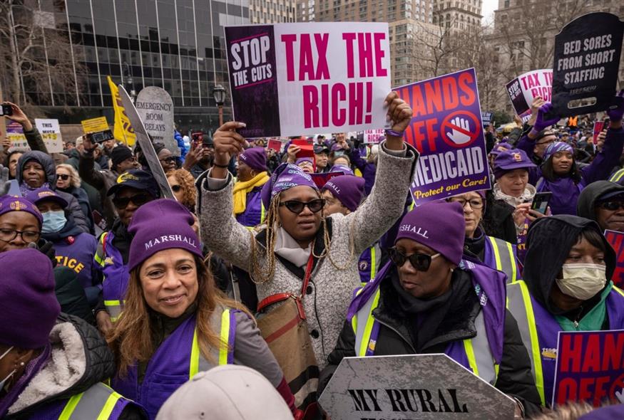 Διαδήλωση στη Νέα Υόρκη/AP