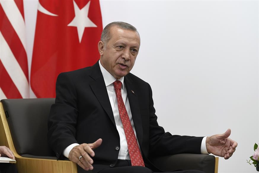 Ο Τούρκος πρόεδρος, Ρετζέπ Ταγίπ Ερντογάν (copyright: Associated Press)