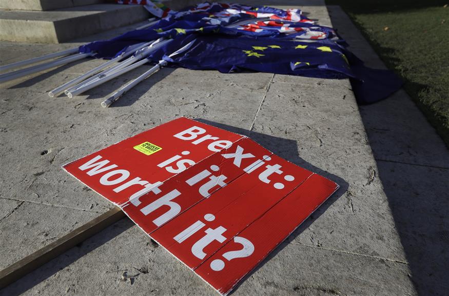 Brexit/(AP Photo/Kirsty Wigglesworth)