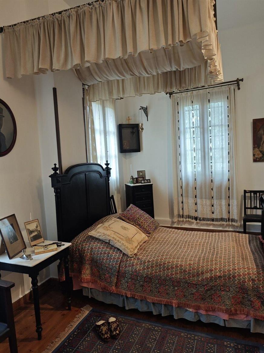 H κρεβατοκάμαρα της Λουκίας Ζυγομαλά συντηρήθηκε και παραδόθηκε στο κοινό / φωτό Κώστας Ασημακόπουλος