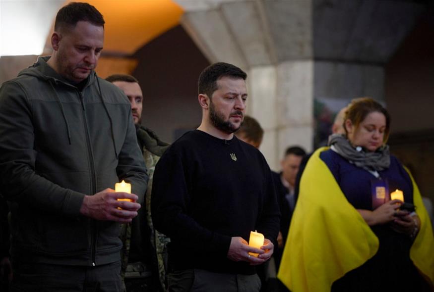 Βολοντίμιρ Ζελένσκι και Αντρίι Γερμάκ (EPA/UKRAINE RUSSIA CONFLICT HUMAN RIGHTS)