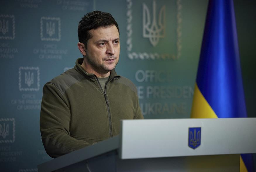 Ο Ουκρανός πρόεδρο Βολοντίμιρ Ζελένσκι (AP)