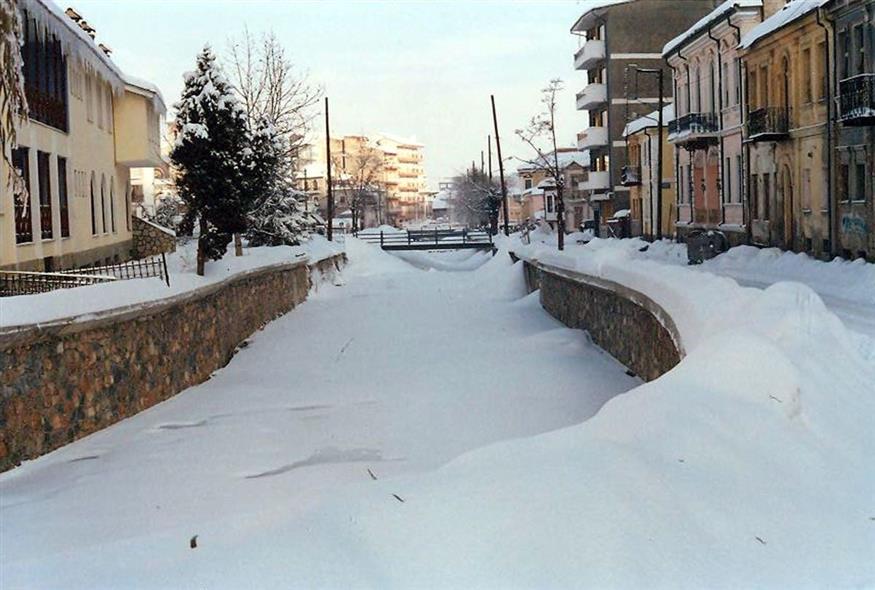 Χιόνια στη Φλώρινα (φωτογραφία αρχείου/ Eurokinissi)