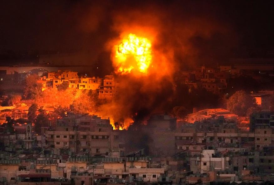 Βομβαρδισμοί στο Λίβανο (AP Photo/Hussein Malla)