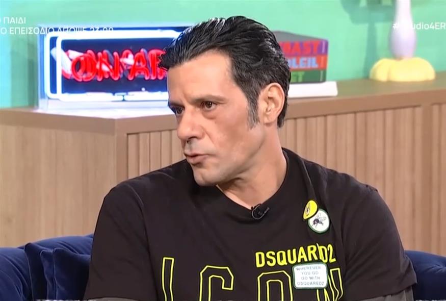 Ο Γιώργος Σεϊταρίδης στην εκπομπή «Στούντιο 4»