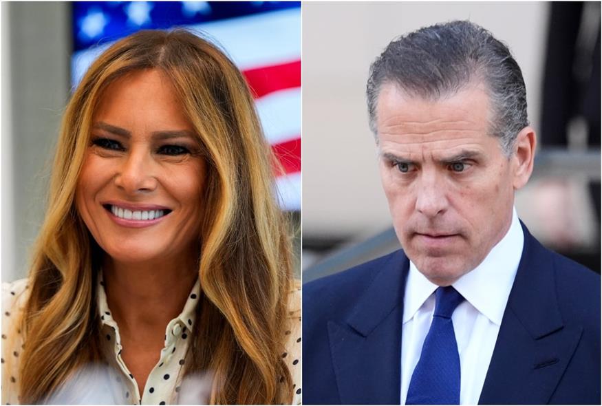 Μελάνια Τραμπ - Χάντερ Μπάιντεν (AP)