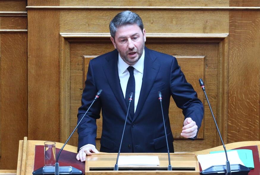 Νίκος Ανδρουλάκης στη συζήτηση για την προανακριτική (ΓΙΑΝΝΗΣ ΠΑΝΑΓΟΠΟΥΛΟΣ/EUROKINISSI)