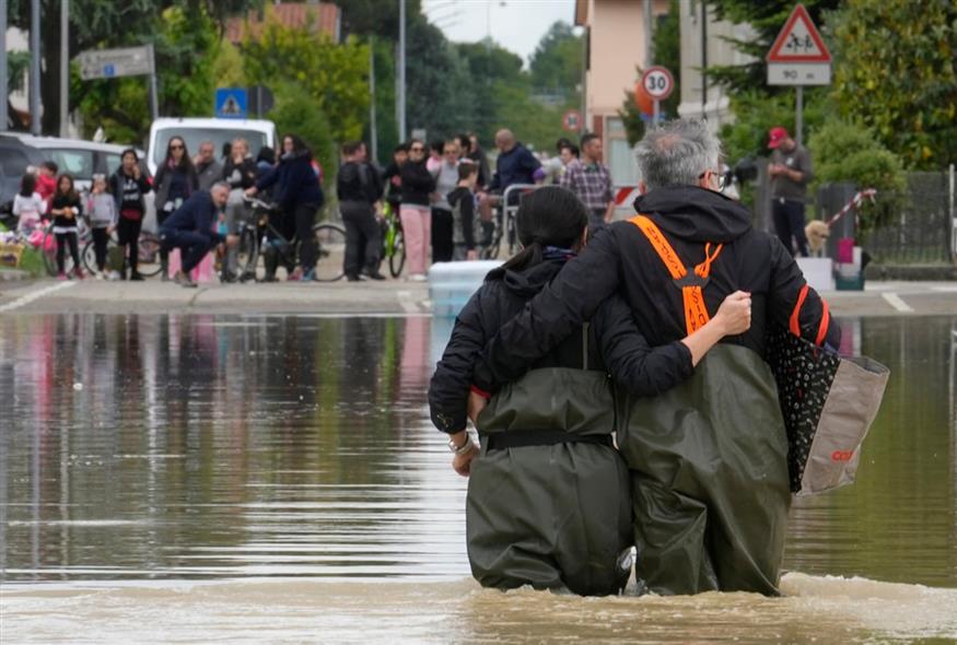 πλημμύρες στην Ιταλία/AP