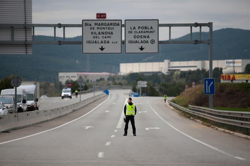 Η Ισπανία σε καραντίνα/(copyright: Associated Press)