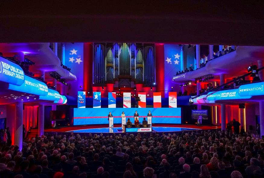 Debate Ρεπουμπλικανών (AP Photo/Gerald Herbert)