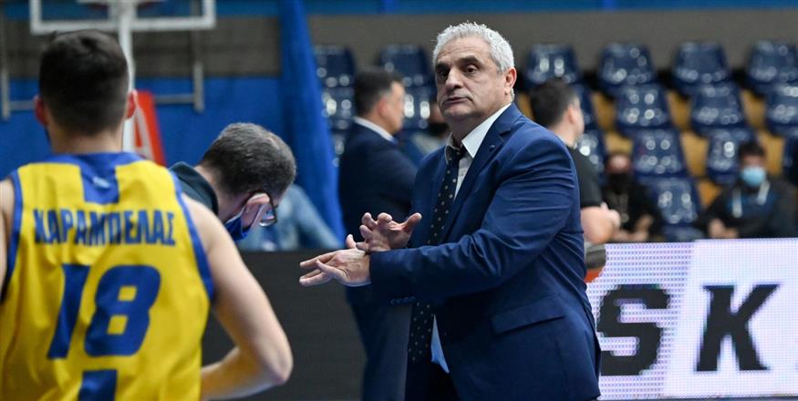 Ο προπονητής Αργύρης Πεδουλάκης (copyright: Intime)