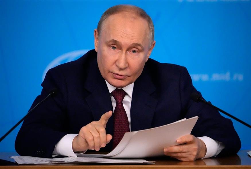 Ο Ρώσος πρόεδρος Βλαντιμίρ Πούτιν (AP Photo/Alexander Zemlianichenko)