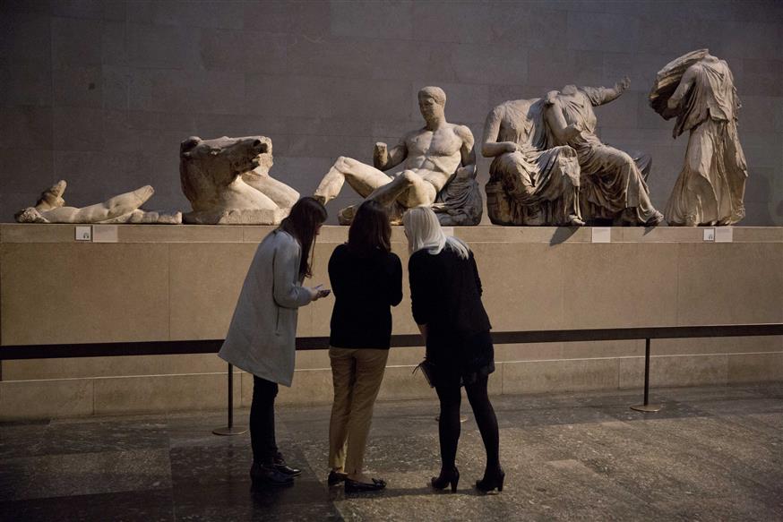 Γλυπτά του Παρθενώνα στο Βρετανικό Μουσείο/(AP Photo/Matt Dunham)