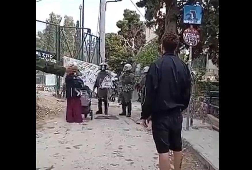 Ένταση στον λόφο Στρέφη (Χ)