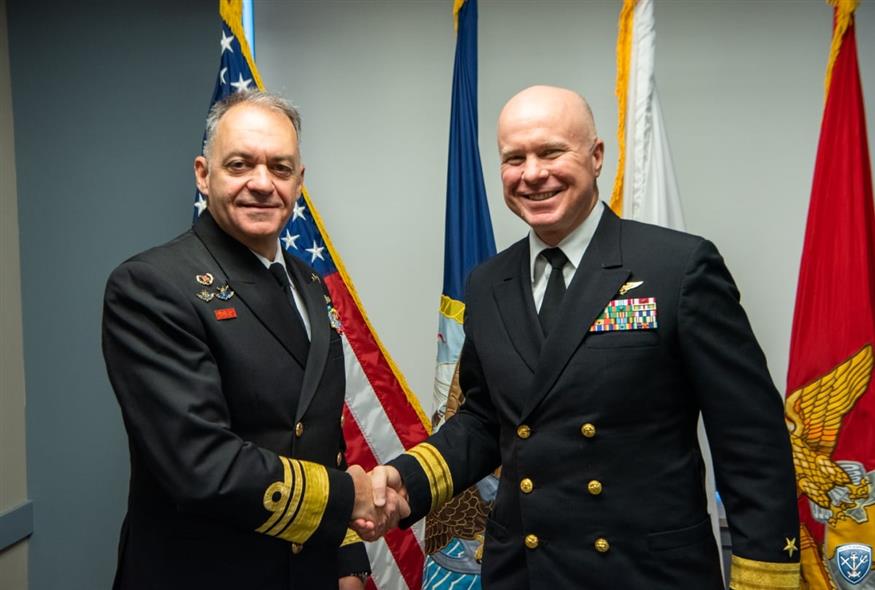 Συνάντηση Αρχηγών ΓΕΝ Ελλάδας - ΗΠΑ