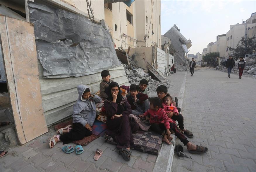 Άμαχοι στη Γάζα (AP Photo/Hatem Ali)