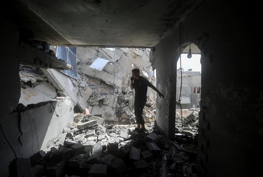 Εικόνες καταστροφής στη Ράφα (AP Photo)