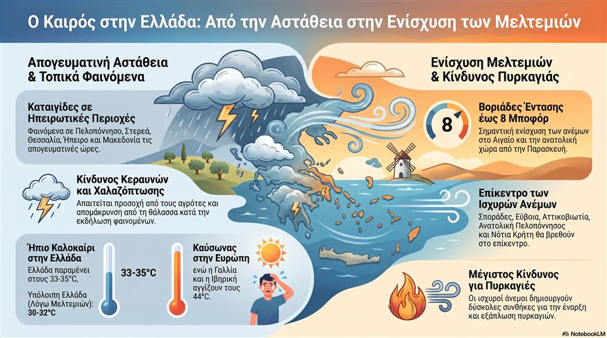 Πρόγνωση 25 Ιουνίου