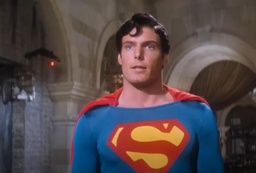 Ο Κρίστοφερ Ριβ στην ταινία «Superman»