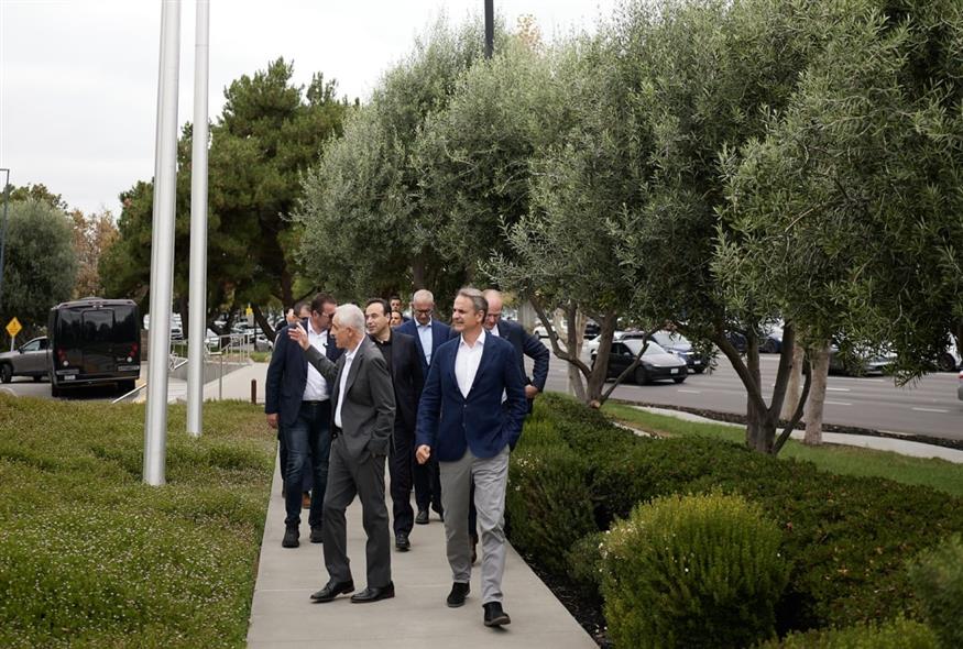 Ο Κυριάκος Μητσοτάκης στη Silicon Valley (EUROKINISSI)