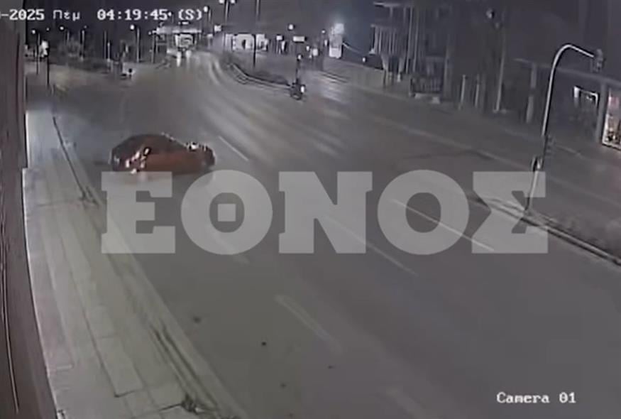 Τροχαίο στην Κηφισίας /video capture