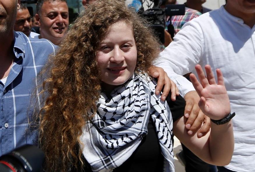 Η Παλαιστίνια ακτιβίστρια Άχεντ Ταμίμι (Associated Press)