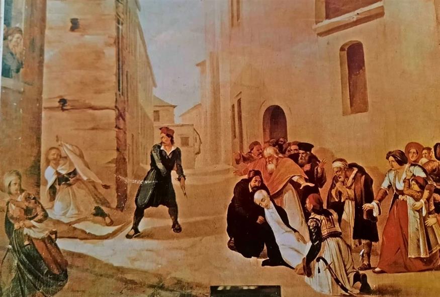 Ο Γιώργης Μαυρομιχάλης σκότωσε τον Καποδίστρια και το πλήρωσε με τη ζωή του.