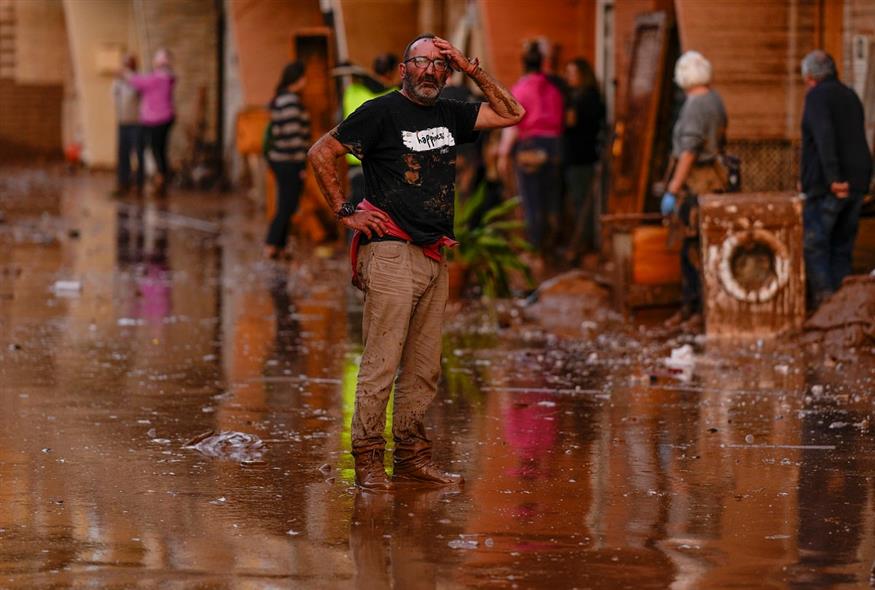 Πλημμύρες στην Ισπανία (AP Photo/Manu Fernandez)