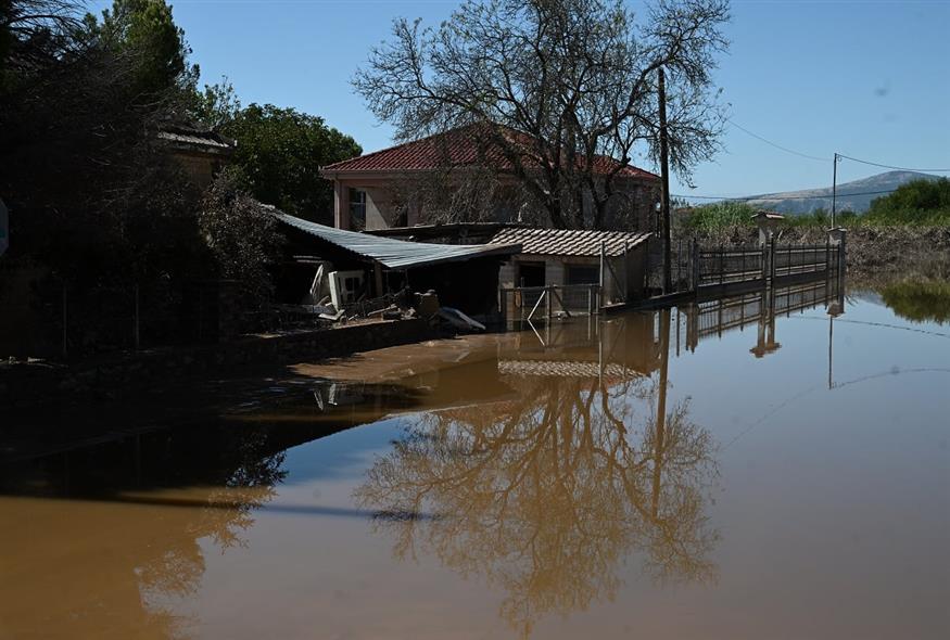 Πλημμύρες στη Θεσσαλία (ΓΙΩΡΓΟΣ ΚΟΝΤΑΡΙΝΗΣ/EUROKINISSI)