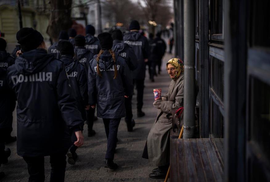 Στιγμιότυπο από την Οδησσό της Ουκρανίας / AP Photo/Emilio Morenatti