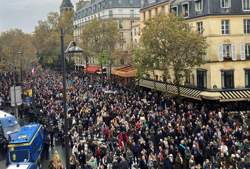 Μεγάλες διαδηλώσεις κατά του αντισημιτισμού στη Γαλλία (Associated Press)