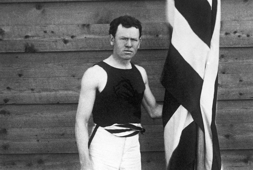 Ο πρώτος Ολυμπιονίκης Τζέιμς Μπρένταν Κόνολι. /copyright Ap Photos