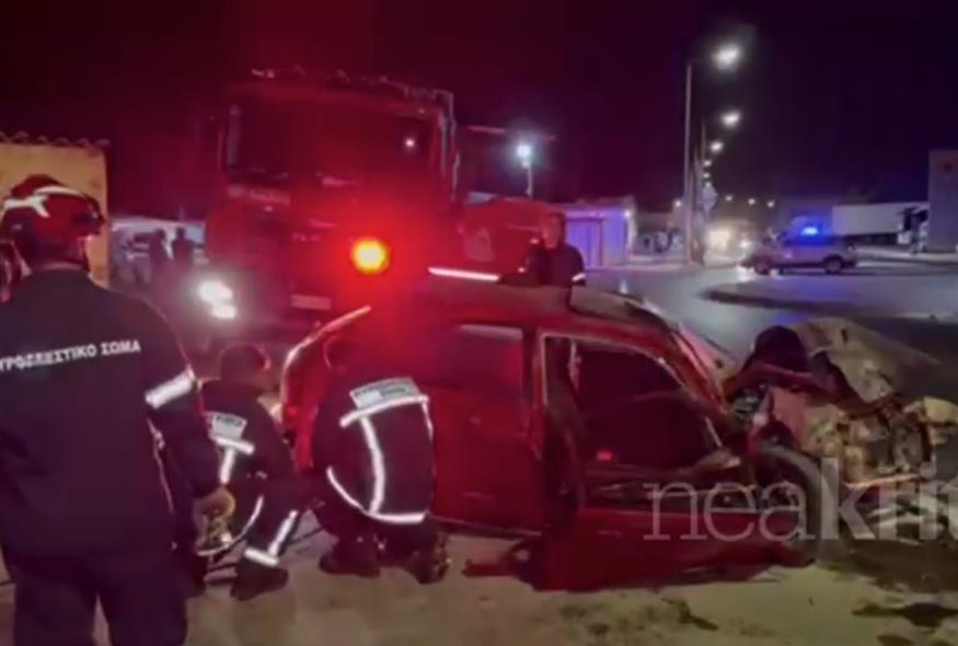 Κρήτη: Τροχαίο με δύο σοβαρά τραυματίες (GLOMEX)