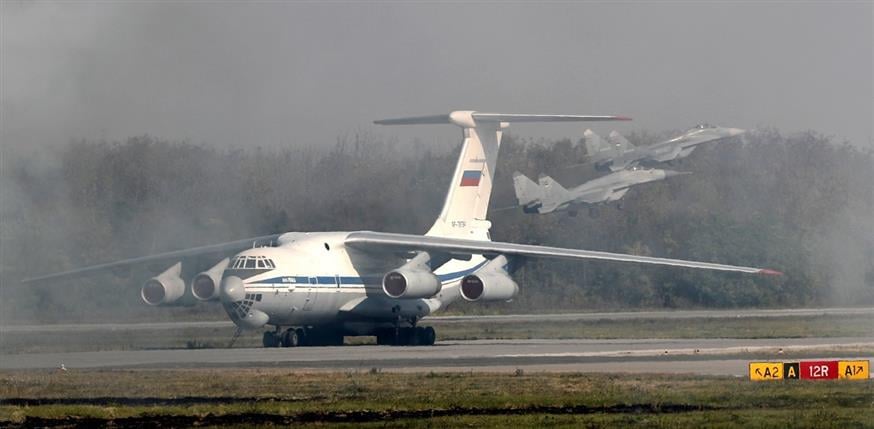 Το αεροσκάφος Ilyushin Il-76/associated press
