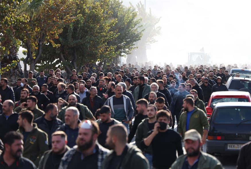 Αγρότες στο Ηράκλειο Κρήτης (INTIME NEWS) Αγρότες στο Ηράκλειο Κρήτης (INTIME NEWS)
