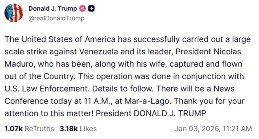 Τραμπ - Μαδούρο Τραμπ - Μαδούρο