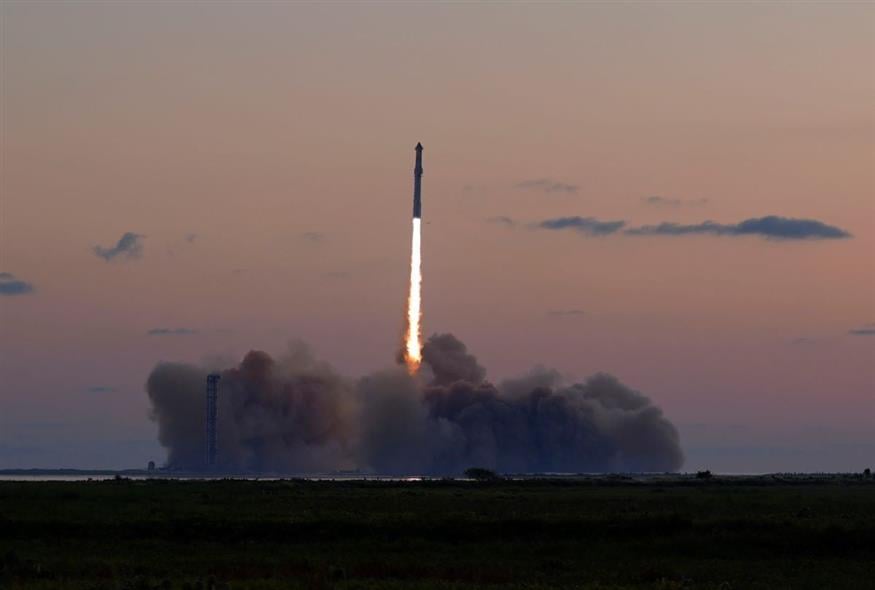 Εκτοξεύτηκε ο γιγαντιαίος πύραυλος Starship της SpaceX (Associated Press)