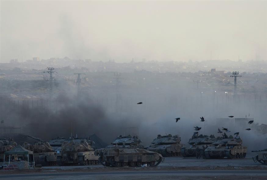 H επιχείρηση του ισραηλινού στρατού «Άρματα του Γεδεών» στη Γάζα (AP)