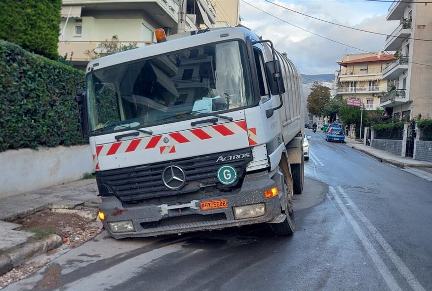 Φωτογραφία-ντοκουμέντο από την καθίζηση