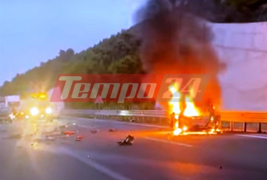 Φρικτό τροχαίο στην Αθηνών - Πατρών (tempo24.news)