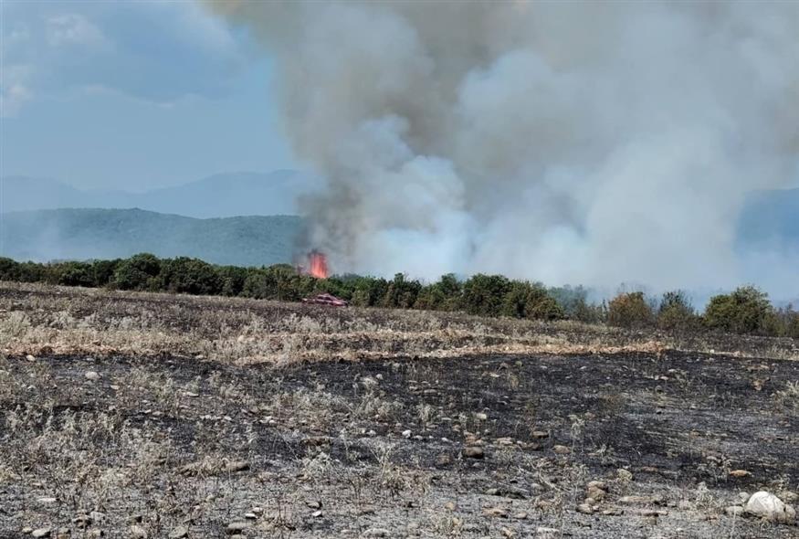 Η φωτιά στην Πιερία Η φωτιά στην Πιερία
