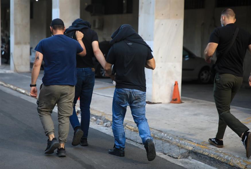 Οι Κροάτες συλληφθέντες/ Eurokinissi
