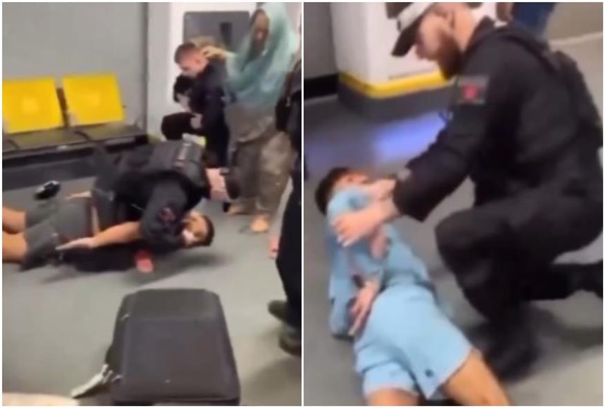 Εικόνες βίας στο αεροδρόμιο του Μάντσεστερ (Χ)