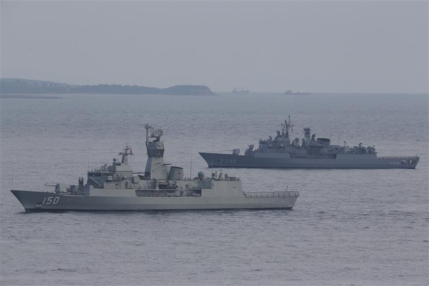 Πλοία του Πολεμικού Ναυτικού της Τουρκίας (AP)