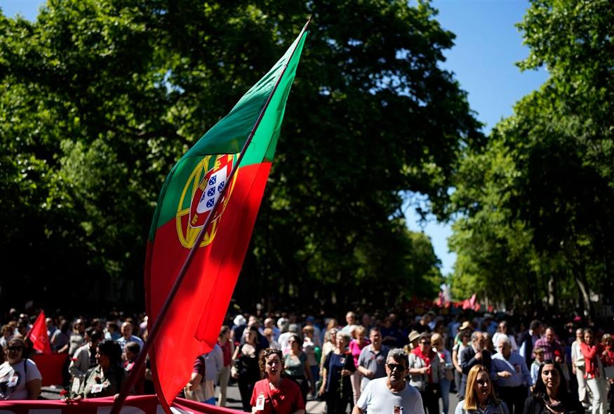 Διαδήλωση στην Πορτογαλία (AP Photo/Armando Franca)