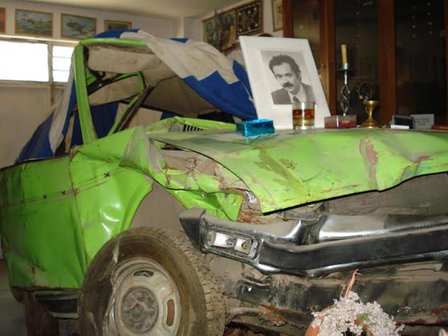 Το αυτοκίνητο του Παναγούλη στο μουσείο.