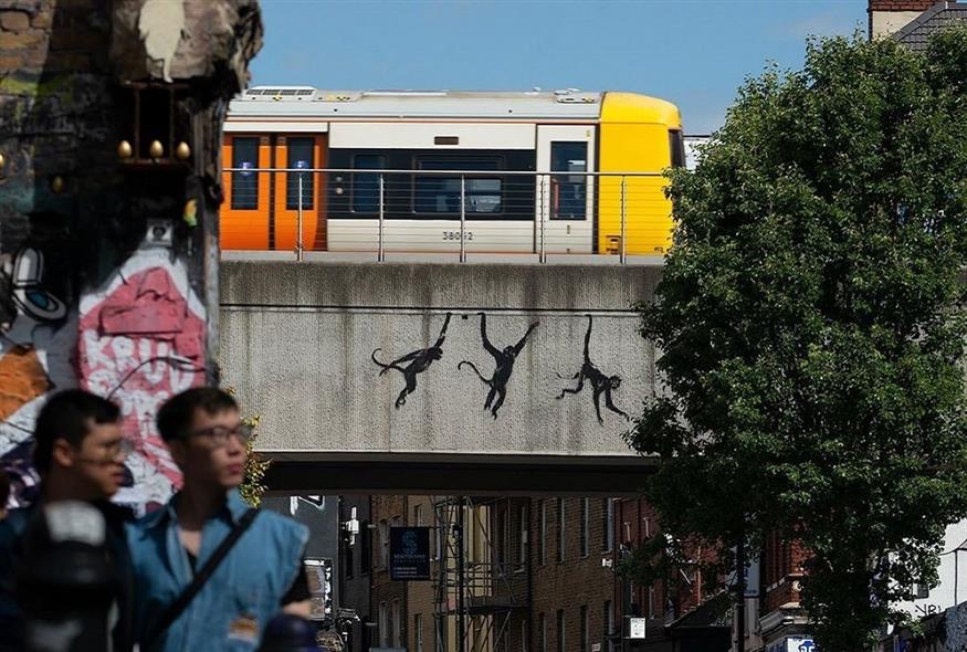 Το νέο έργο του Banksy στη Brick Lane του Λονδίνου (instagram/banksy)