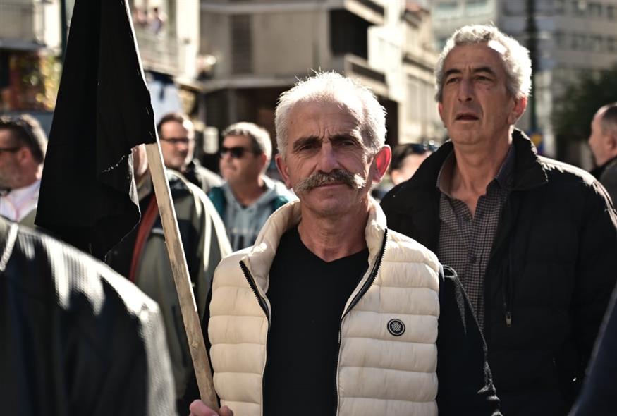 Αγρότες στην Αθήνα (EUROKINISSI)